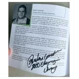 2001 Autographed Leading Together Program - James Flanigan, Rulon Gardner, Sam Perkins, Chris Thomas
