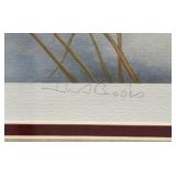 Herb Brooks Autographed "Uninvited Guests - Ringnecked Pheasants" by James Meger, Framed and Matted