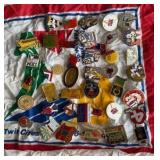 1990 Olympic Festival Pin Set w/ 80+ Pins Including Rainbows and Staff Pins