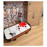 New just assembled Tabletop Air Hockey Arcade Game Table w/ 2 Pucks, 2 Strikers - 40in