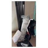 10x10 delux one button pop up canopy with side wall - see description