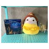 New Disney Lot Beauty & the Beast  Squishmallow Belle and luminere & Puzzle