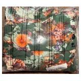 New 2xl woman’s green floral off the shoulder dress