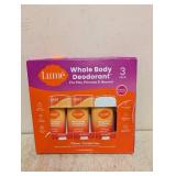 NEW LUME WHOLE BODY DEODORANT 3 PACK