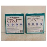 (2) NEW FOSTER GRANT +2.00 READING GLASSES 3PK