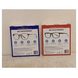 (2) NEW FOSTER GRANT +2.50/3.00 READING GLASSES 3PK