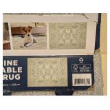 WYATT & ASH MACHINE WASHABLE AREA RUG KINSLEY