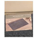 NEW SOFT GRID BATH MAT NAVY
