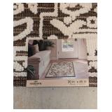 NEW MOHAWK HOME ACCENT RUG CREAM/BROWN