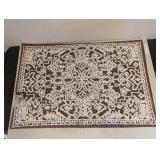 NEW MOHAWK HOME ACCENT RUG CREAM/BROWN