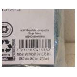 NEW MAINSTAYS COLLAPSIBLE STORAGE BIN SAGE GREEN