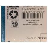 NEW MAINSTAYS COLLAPSIBLE STORAGE BIN TEAL SACHET