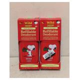 (2) NEW WILD SANTA’S COOKIES REFILLABLE DEODORANT
