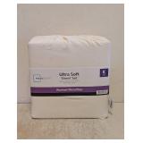 NEW MAINSTAYS SHEET SETS CREAM