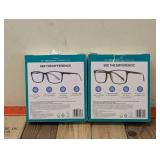 (2) NEW FOSTER GRANT +2.00 READING GLASSES 3PK