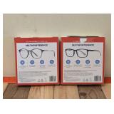 (2) NEW FOSTER GRANT +3.00 READING GLASSES 3PK