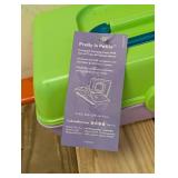 NEW CABOODLES COMPACT CARRYING CASE WITH SWIVEL TRAYS & FASHION MIRROR