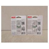 NEW NUK ORTHODONTIC PACIFIER 0-6M 2 PACKS