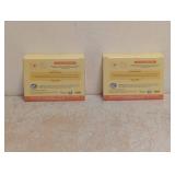 2 NEW OREGON SOAP COMPANY MAMA MIA’S GLOW TANGERINE & TURMERIC 4PK BAR SOAP