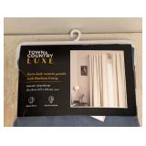 NEW TOWN & COUNTRY LUXE CURTAIN PANELS BLUE