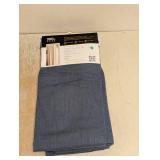 NEW TOWN & COUNTRY LUXE CURTAIN PANELS BLUE
