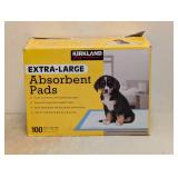 NEW KIRKLAND SIGNATURE EXTRA LARGE ABSORBENT PADS 100CT