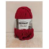NEW YARNSPIRATIONS BERNAT BLANKET RED