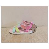 NEW SEE KAI RUN BASICS GIRLS SANDALS SIZE 10 PASTEL/MULTI