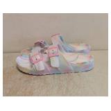 NEW CAT & JACK KIDS SANDALS SIZE 1 MULTICOLOR