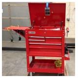 US GENERAL PRO 5 Drawer Industrial Toolbox on wheels with contents