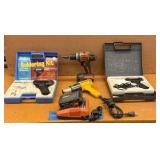 WELLER solder guns, RIDGID cordless drill, Wagner heat gun