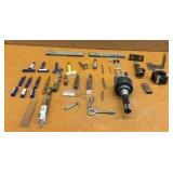 DRILL bits, Allen wrenches, Mill cutter head, steel plates