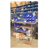 BLUE boxes with metal parts