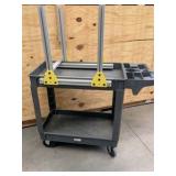 UTILITY cart with vertical attachments
