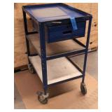 3-TIER rolling tool cart with drawer.