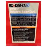 US GENERAL PRO 5 Drawer Industrial Toolbox on wheels with contents