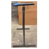 3 FOLDABLE Adjustable Metalworking stands