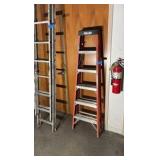 WERNER Extension Ladder; Keller Step Ladder 6 foot