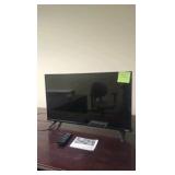 VIZIO Smart TV, remote, and Microsoft keyboard