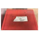 (2) VISES, precision parallel set, drill bits, grinder discs, saw blades L rulers, hacksaw blades, hardware