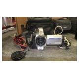 JVC Camcorder, Nikon L105 camera, Eddie Bauer Rechargable  DVD player