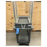 UTILITY cart with vertical attachments