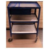 3-TIER rolling tool cart with drawer.