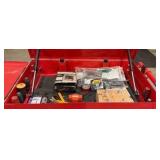 US GENERAL PRO 5 Drawer Industrial Toolbox on wheels with contents
