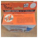 (4) PONY clamp fixtures