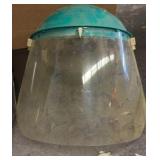 WELDING helmets, construction gear, ear and mouth protection