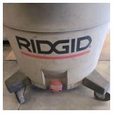 (2) RIDGID wet dry vacs: