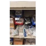 TENNSCO  2-door metal storage cabinet with contents