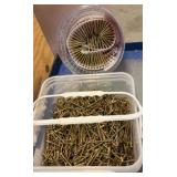 SCREWS, Bostich stapler, cable ties, extension cord