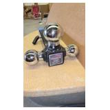 POWER Torque Towing Chrome Tri-Ball Ball Mount